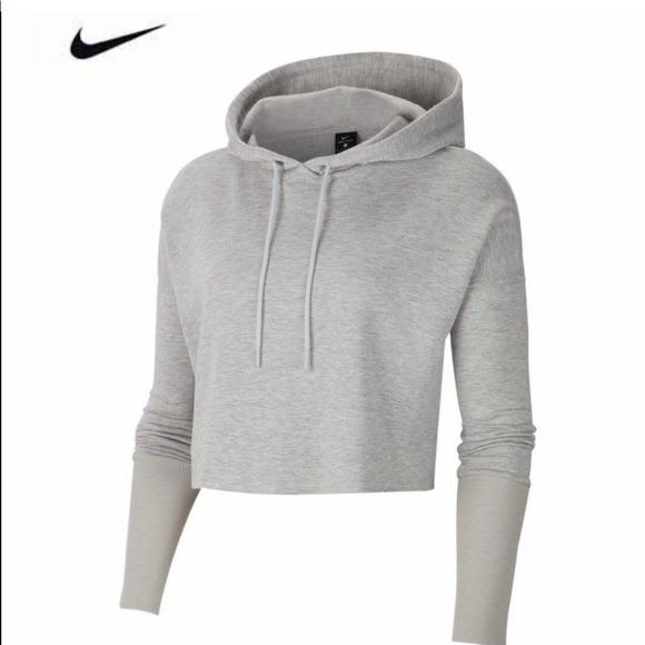 Nike Tops - Nike Cropped Luxe Yoga Training Hoodie